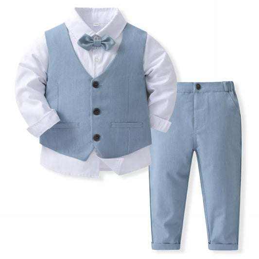 Gentleman Outfits Birthday  for Boy Children