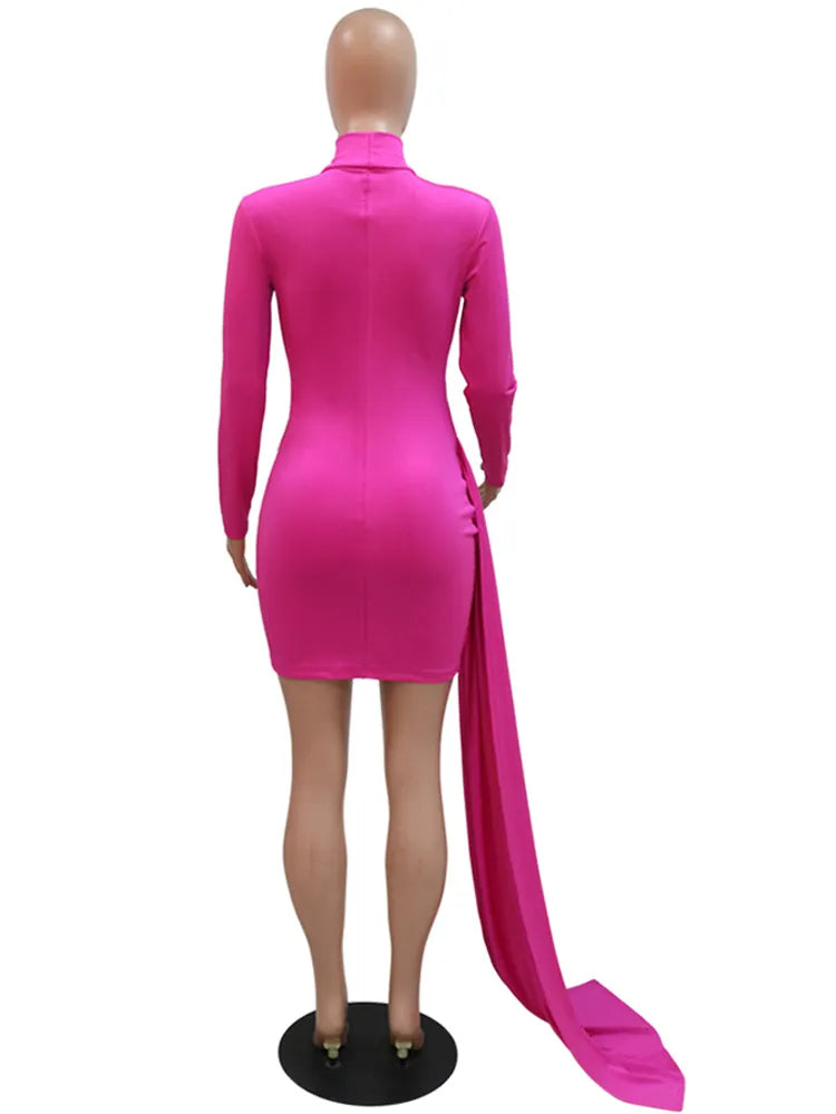 Beautiful Embroidered Bodycon Mini Dress For Women