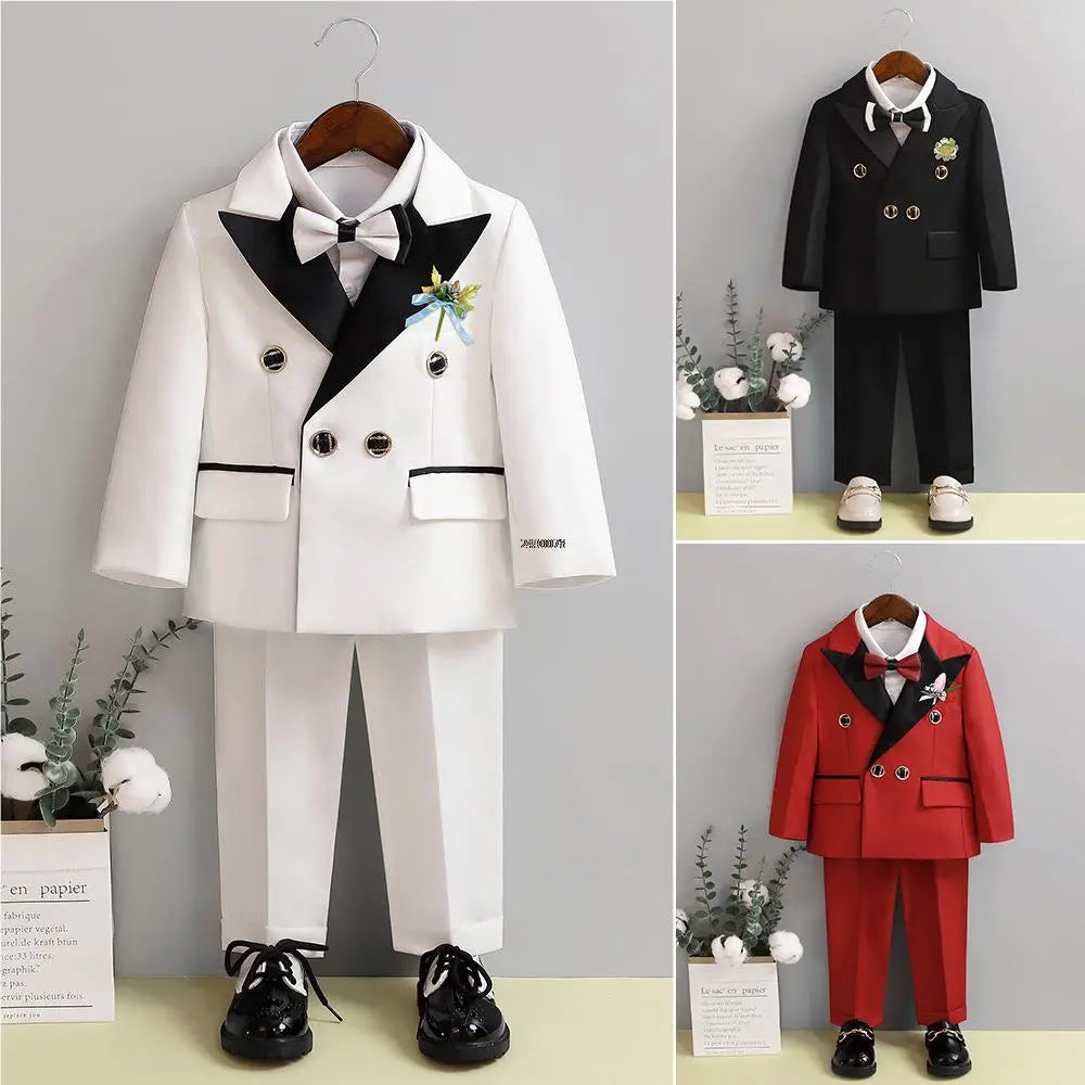 Children White Wedding Suit Boys