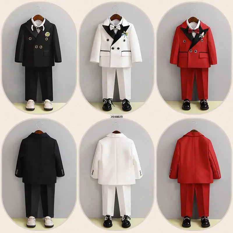 Children White Wedding Suit Boys